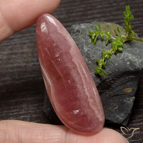 60.25ct Naturel Multicolore Rhodochrosite, En forme de poire, Translucide