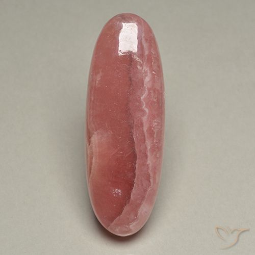 46.22ct Naturel Multicolore Rhodochrosite, ovale, Translucide