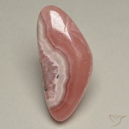 30.00ct Naturel Multicolore Rhodochrosite, Fantaisie, Translucide