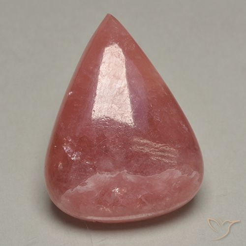Rhodochrosite Multicolore naturelle En forme de poire, 28.99 ct, Translucide