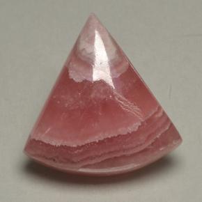 Rhodochrosite multicolore naturelle trillion, 17,89 ct, translucide