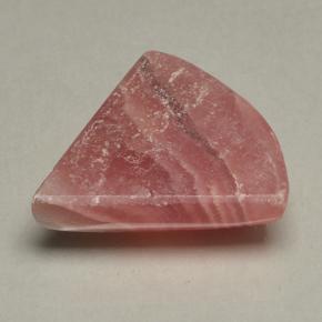Rhodochrosite multicolore naturelle trillion, 17,89 ct, translucide