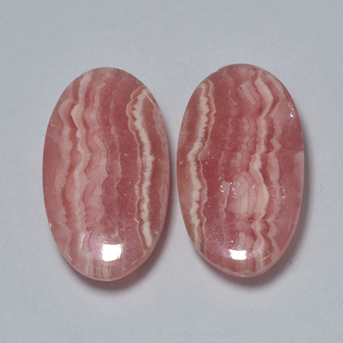 Achetez naturel 17,81ct multicolore rhodochrosite gems, coupe ovale, en provenance afrique du sud chez gemselect. en stock, livraison internationale!