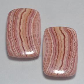 Achetez naturel 27,09ct multicolore rhodochrosite gems, coupe coussin, en provenance afrique du sud chez gemselect. en stock, livraison internationale!