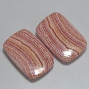 Achetez naturel 27,09ct multicolore rhodochrosite gems, coupe coussin, en provenance afrique du sud chez gemselect. en stock, livraison internationale!