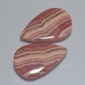 Achetez naturel 30,41ct multicolore rhodochrosite gems, en forme de poire, en provenance afrique du sud chez gemselect. en stock, livraison internationale!
