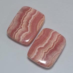 Achetez naturel 33,68ct multicolore rhodochrosite gems, coupe coussin, en provenance afrique du sud chez gemselect. en stock, livraison internationale!