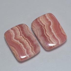 Achetez naturel 33,68ct multicolore rhodochrosite gems, coupe coussin, en provenance afrique du sud chez gemselect. en stock, livraison internationale!