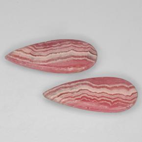 Achetez naturel 21.46ct Multicolore Rhodochrosite gems, En forme de poire, En provenance Afrique du Sud chez GemSelect. En stock, livraison internationale!