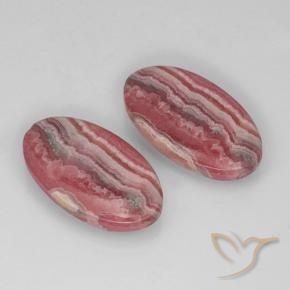 Achetez naturel 22,29ct multicolore rhodochrosite gems, coupe ovale, en provenance afrique du sud chez gemselect. en stock, livraison internationale!