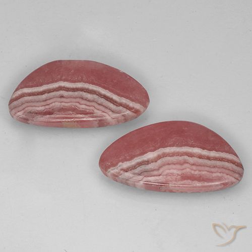 24.58ctw Naturel Multicolore Rhodochrosite, Fantaisie, Translucide
