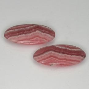 Achetez naturel 16.12ct Multicolore Rhodochrosite gems, Coupe ovale, En provenance Afrique du Sud chez GemSelect. En stock, livraison internationale!