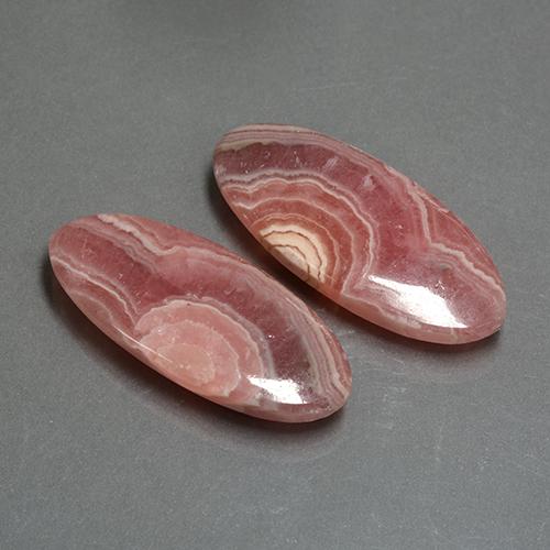 Achetez naturel 36.60ct Multicolore Rhodochrosite gems, Coupe ovale, En provenance Afrique du Sud chez GemSelect. En stock, livraison internationale!
