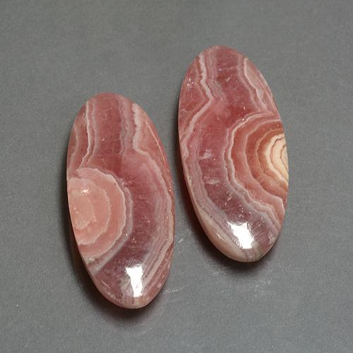 Achetez naturel 36.60ct Multicolore Rhodochrosite gems, Coupe ovale, En provenance Afrique du Sud chez GemSelect. En stock, livraison internationale!