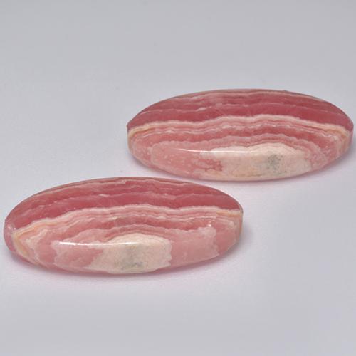 Achetez naturel 32.18ct Multicolore Rhodochrosite gems, Coupe ovale, En provenance Afrique du Sud chez GemSelect. En stock, livraison internationale!