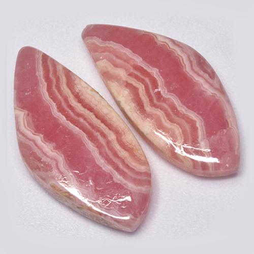 Achetez naturel 19,73ct multicolore rhodochrosite gems, forme fantaisie, en provenance afrique du sud chez gemselect. en stock, livraison internationale!