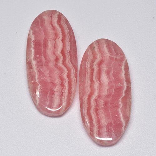 Achetez naturel 21,35ct multicolore rhodochrosite gems, coupe ovale, en provenance afrique du sud chez gemselect. en stock, livraison internationale!