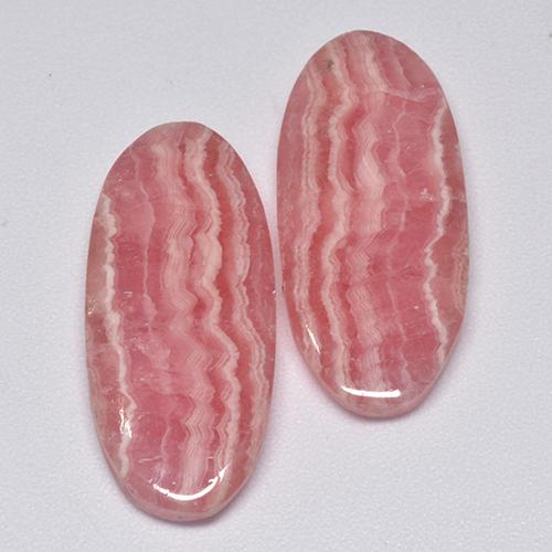 Achetez naturel 21,35ct multicolore rhodochrosite gems, coupe ovale, en provenance afrique du sud chez gemselect. en stock, livraison internationale!
