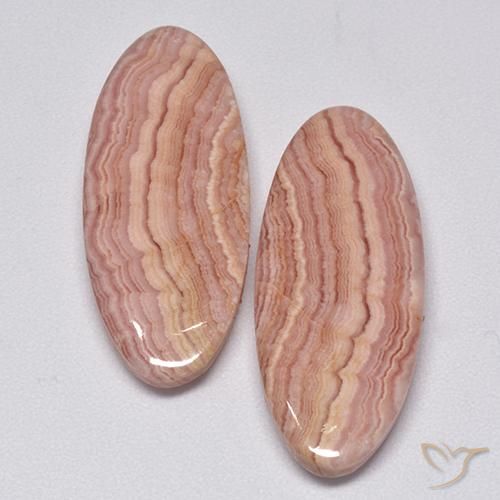 26.79ctw Naturel Multicolore Rhodochrosite, ovale, Opaque
