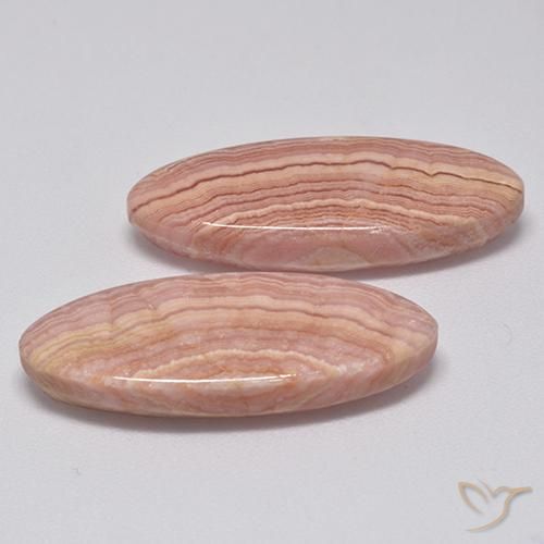 Shop natural 26.79ct Multicolore Rhodochrosite gems, ovale, from Afrique du Sud at GemSelect. In stock, global shipping!
