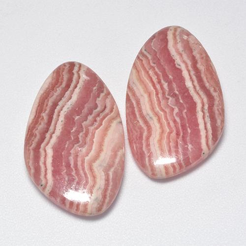 Achetez naturel 29,61ct multicolore rhodochrosite gems, forme fantaisie, en provenance afrique du sud chez gemselect. en stock, livraison internationale!