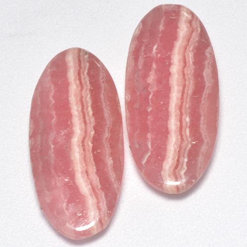 Achetez naturel 5,99ct rose rhodochrosite gems, coupe ovale, en provenance afrique du sud chez gemselect. en stock, livraison internationale!