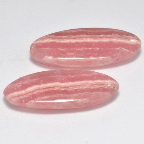 Achetez naturel 5,99ct rose rhodochrosite gems, coupe ovale, en provenance afrique du sud chez gemselect. en stock, livraison internationale!