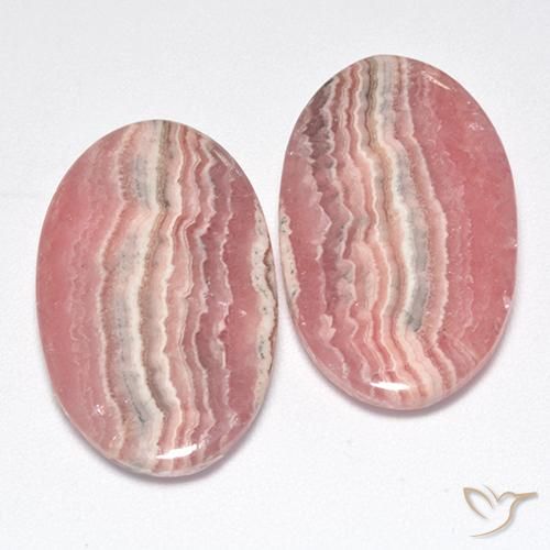 Shop natural 35.86ct Multicolore Rhodochrosite gems, ovale, from Afrique du Sud at GemSelect. In stock, global shipping!