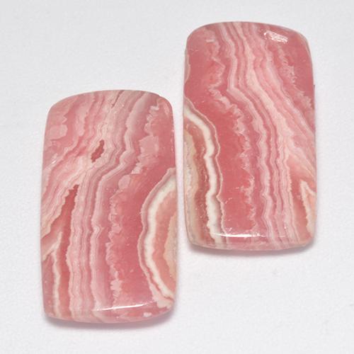 Achetez naturel 22.83ct Multicolore Rhodochrosite gems, Coupe coussin, En provenance Afrique du Sud chez GemSelect. En stock, livraison internationale!