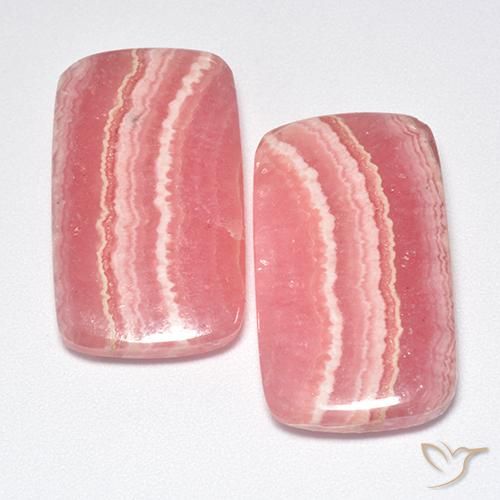 Achetez naturel 42.03ct Multicolore Rhodochrosite gems, Coupe coussin, En provenance Afrique du Sud chez GemSelect. En stock, livraison internationale!