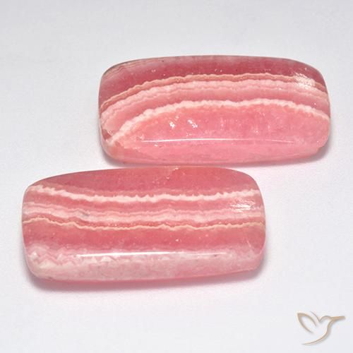 Achetez naturel 42.03ct Multicolore Rhodochrosite gems, Coupe coussin, En provenance Afrique du Sud chez GemSelect. En stock, livraison internationale!