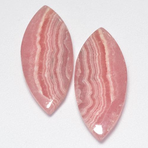 Achetez naturel 17.04ct Multicolore Rhodochrosite gems, Marquise, En provenance Afrique du Sud chez GemSelect. En stock, livraison internationale!