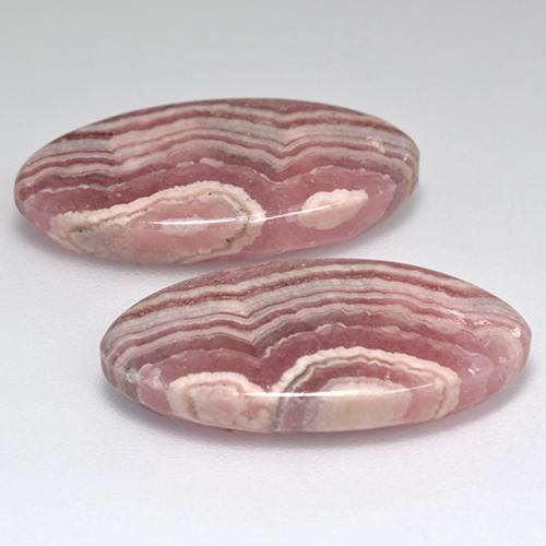 Achetez naturel 27,67ct multicolore rhodochrosite gems, coupe ovale, en provenance afrique du sud chez gemselect. en stock, livraison internationale!