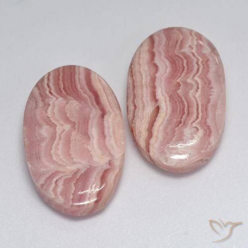 Achetez naturel 18,48ct multicolore rhodochrosite gems, coupe ovale, en provenance afrique du sud chez gemselect. en stock, livraison internationale!