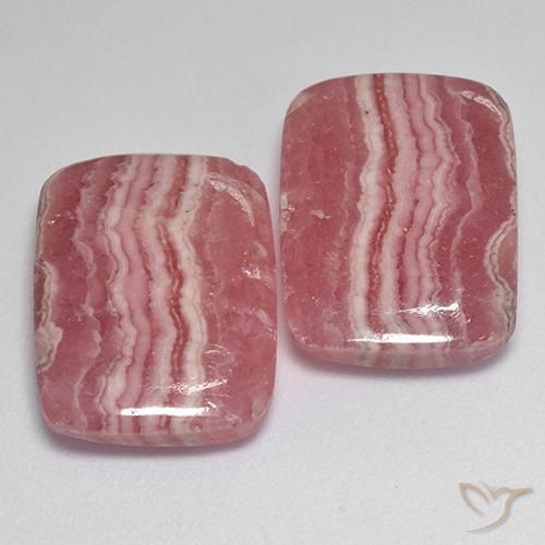 Achetez naturel 26,70ct multicolore rhodochrosite gems, coupe coussin, en provenance afrique du sud chez gemselect. en stock, livraison internationale!