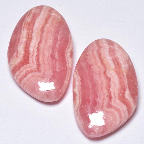 Achetez naturel 14.47ct Multicolore Rhodochrosite gems, Forme fantaisie, En provenance Afrique du Sud chez GemSelect. En stock, livraison internationale!