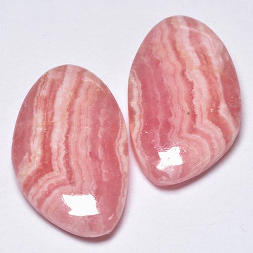 Achetez naturel 14.47ct Multicolore Rhodochrosite gems, Forme fantaisie, En provenance Afrique du Sud chez GemSelect. En stock, livraison internationale!