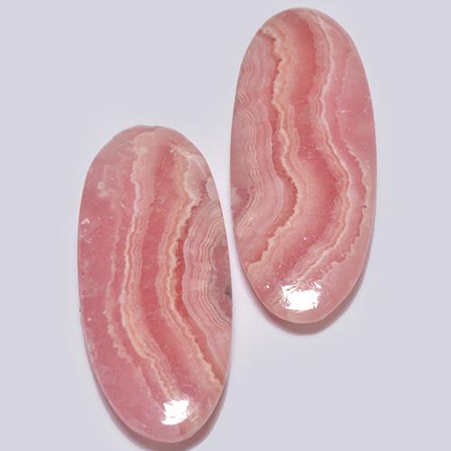 Achetez naturel 15,45ct multicolore rhodochrosite gems, coupe ovale, en provenance afrique du sud chez gemselect. en stock, livraison internationale!