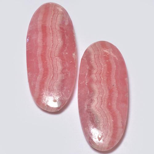 Achetez naturel 9,35ct multicolore rhodochrosite gems, coupe ovale, en provenance afrique du sud chez gemselect. en stock, livraison internationale!