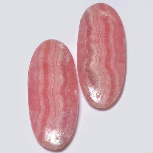 Achetez naturel 9,35ct multicolore rhodochrosite gems, coupe ovale, en provenance afrique du sud chez gemselect. en stock, livraison internationale!