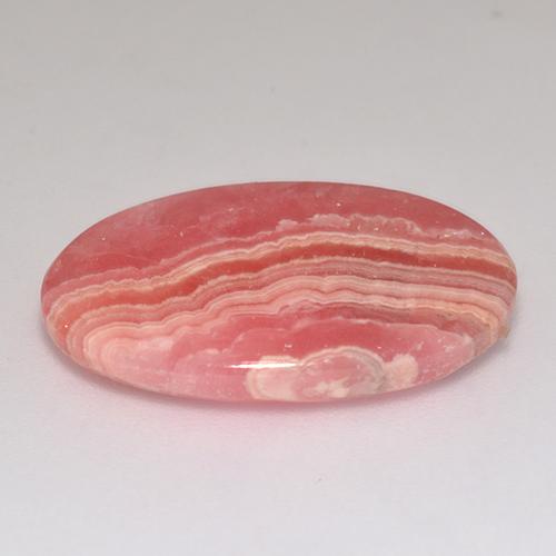 Rhodochrosite Multicolore naturelle Coupe ovale, 13.10 ct, Translucide