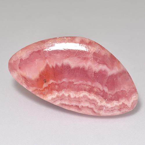 Rhodochrosite rose naturelle forme fantaisie, 12,69 ct, translucide