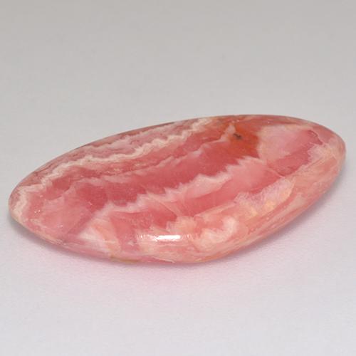 Rhodochrosite rose naturelle forme fantaisie, 12,69 ct, translucide