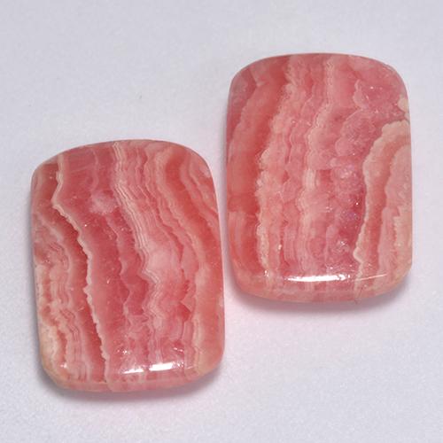 Achetez naturel 13,46ct multicolore rhodochrosite gems, coupe coussin, en provenance afrique du sud chez gemselect. en stock, livraison internationale!