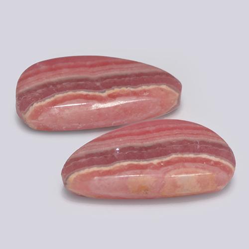 Achetez naturel 16.80ct Multicolore Rhodochrosite gems, Forme fantaisie, En provenance Afrique du Sud chez GemSelect. En stock, livraison internationale!