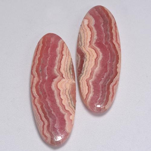 Achetez naturel 24.07ct Multicolore Rhodochrosite gems, Coupe ovale, En provenance Afrique du Sud chez GemSelect. En stock, livraison internationale!