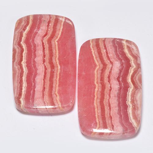 Achetez naturel 57,98ct multicolore rhodochrosite gems, coupe coussin, en provenance afrique du sud chez gemselect. en stock, livraison internationale!