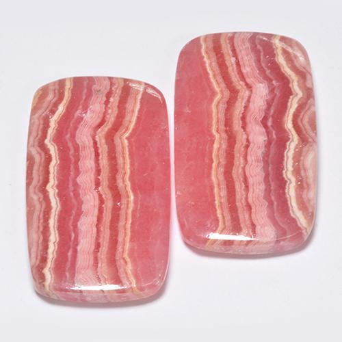 Achetez naturel 57,98ct multicolore rhodochrosite gems, coupe coussin, en provenance afrique du sud chez gemselect. en stock, livraison internationale!
