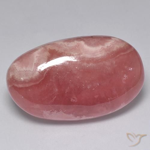 35.11ct Naturel Multicolore Rhodochrosite, ovale, Translucide