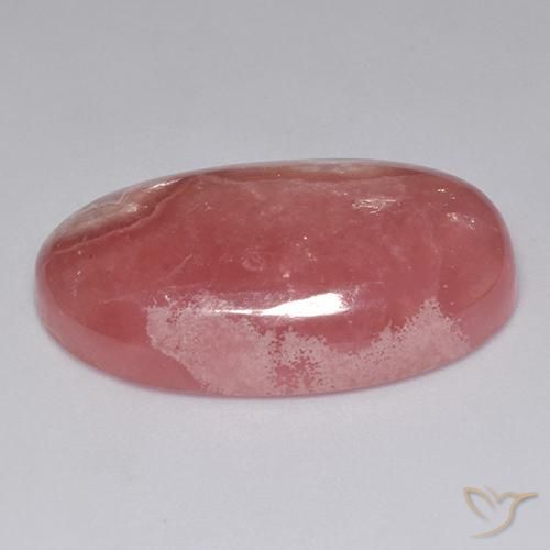 Rhodochrosite Multicolore naturelle ovale, 35.11 ct, Translucide